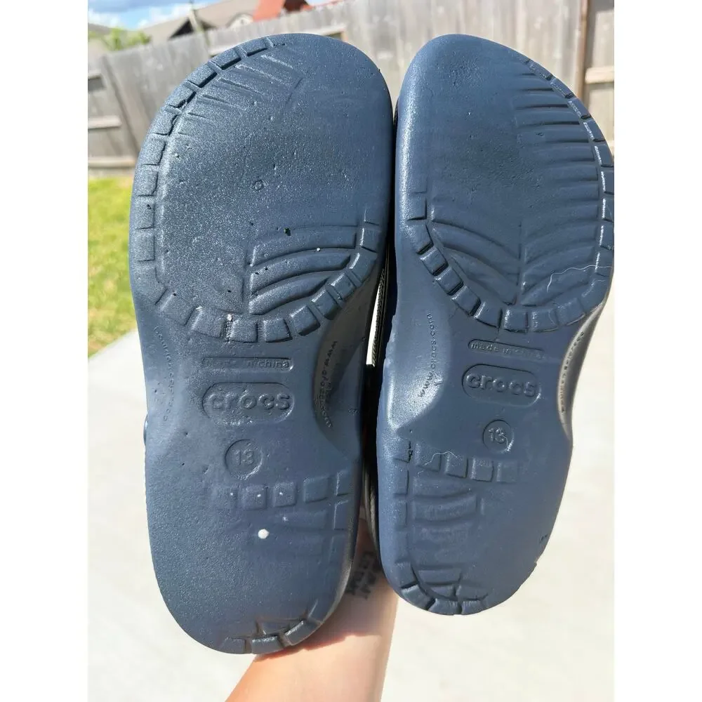 Crocs Classic Clog Navy Blue Men’s Size 13 Comfort Slip On Shoes